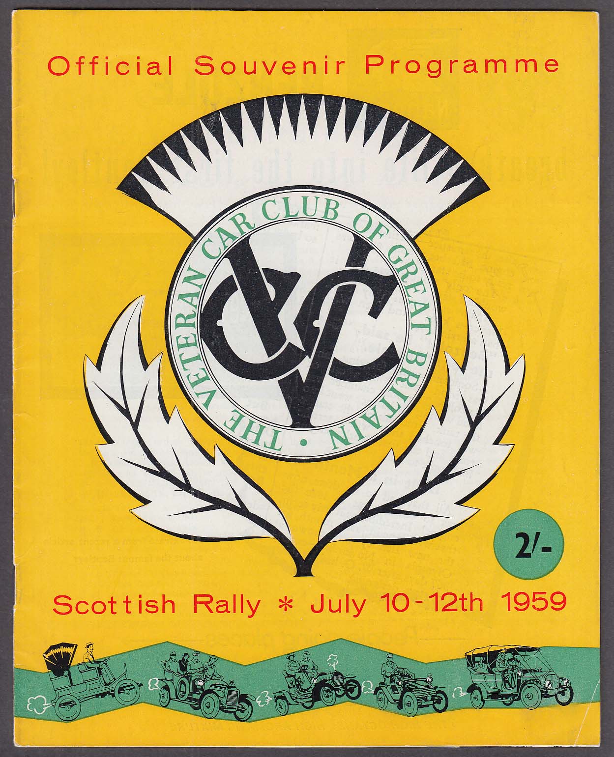 Image for Scottish Rally Great Britain Program 7/1959