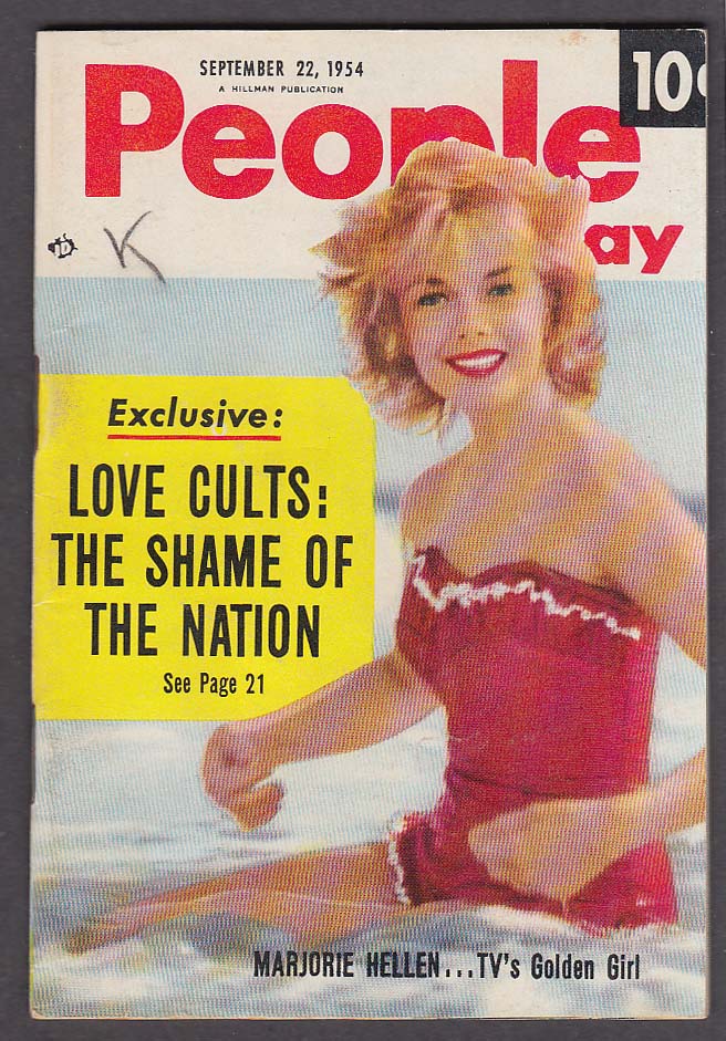 Image for PEOPLE TODAY Marjorie Hellen Charlotte Austin 9/22 1954
