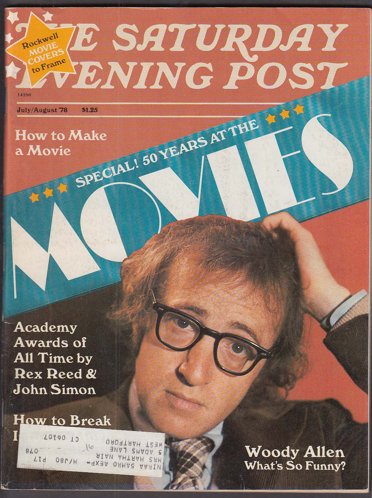 Image for SATURDAY EVENING POST Woody Allen Academy Awards 7-8 1978