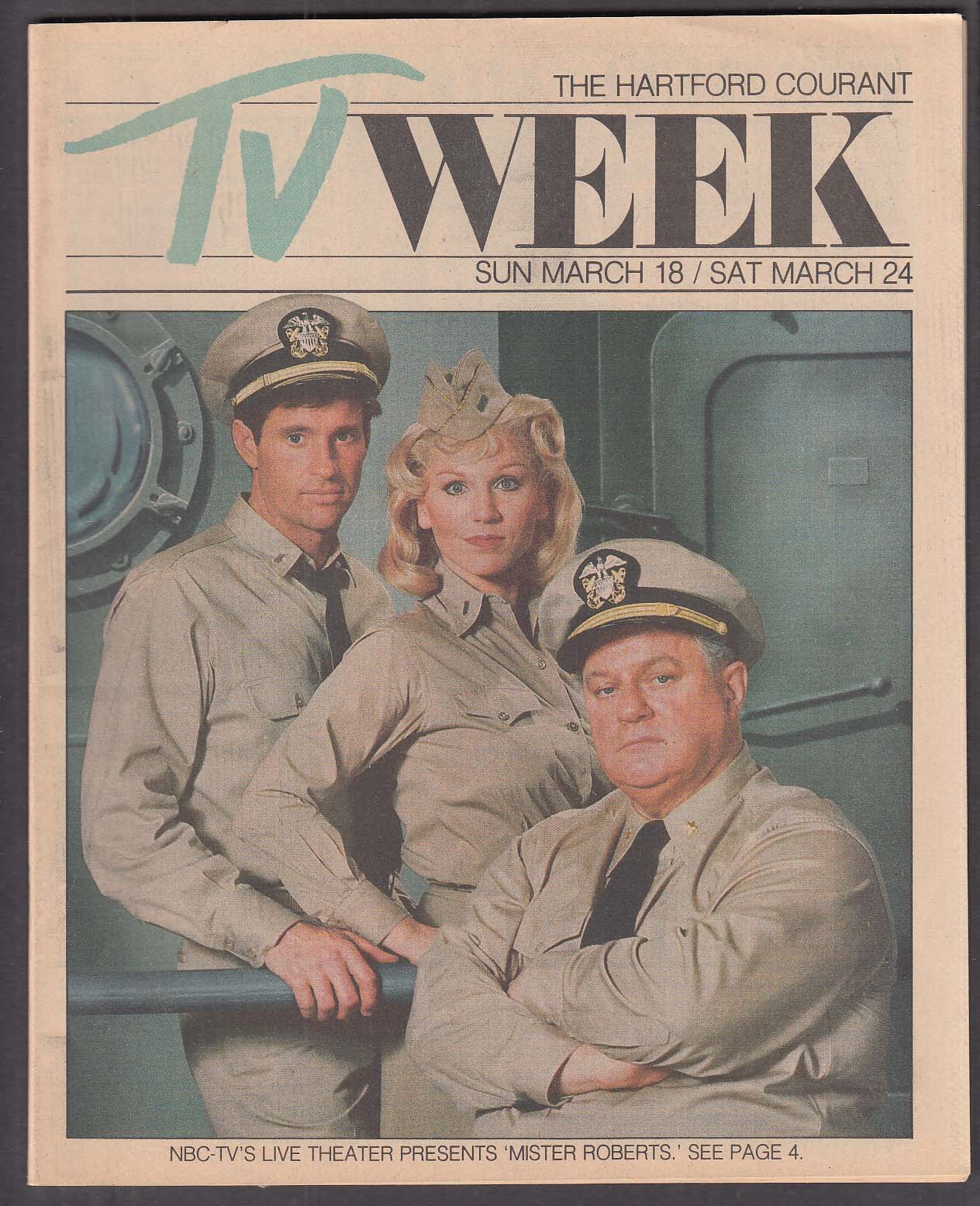 Image for TV WEEK Marilu Henner Robert Hays Charles Durning 3/18 1984