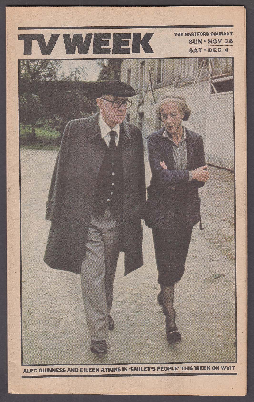 Image for TV WEEK Alec Guinness Hartford Courant 11/28 1982