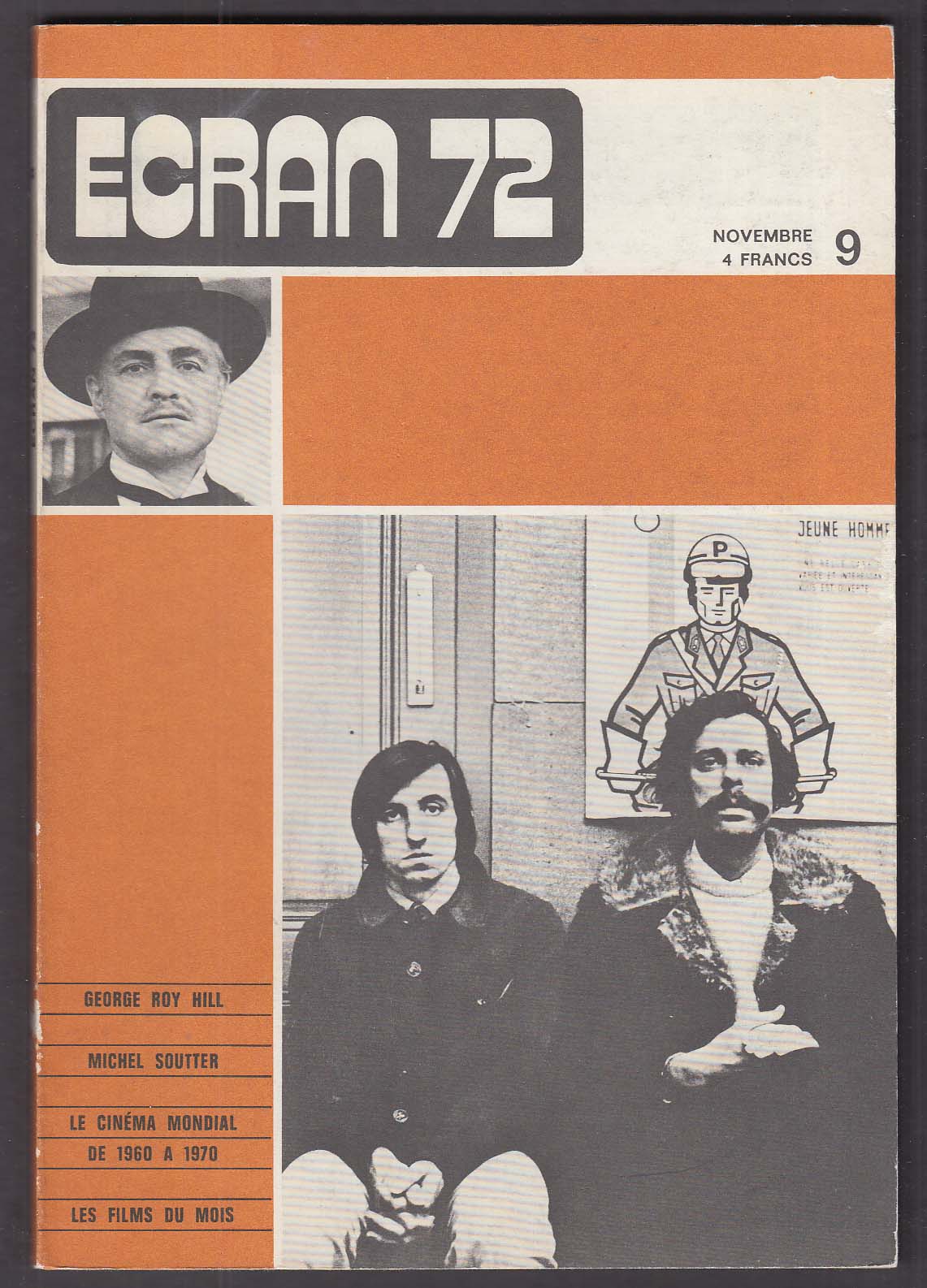 Image for ECRAN George Roy Hill Michel Soutter 11/9 1972