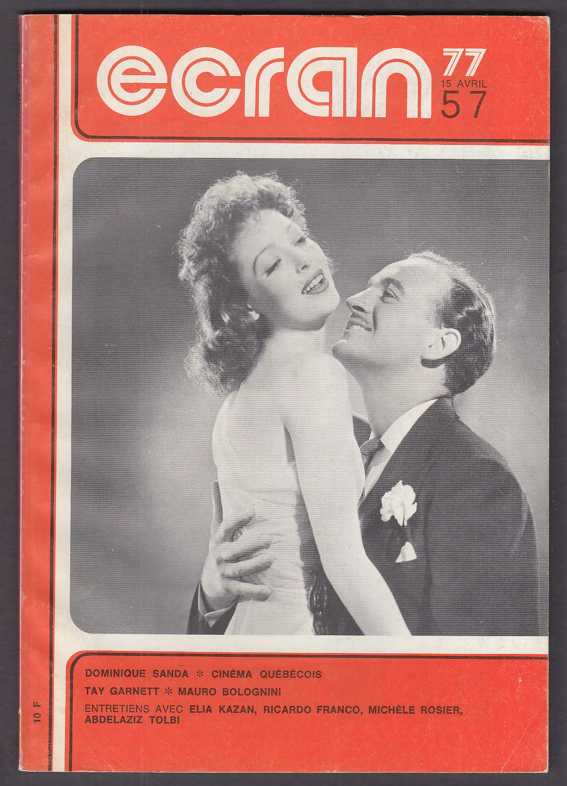 Image for ECRAN David Niven Loretta Young Dominique Sanda Tay Garnett 4/15 1977