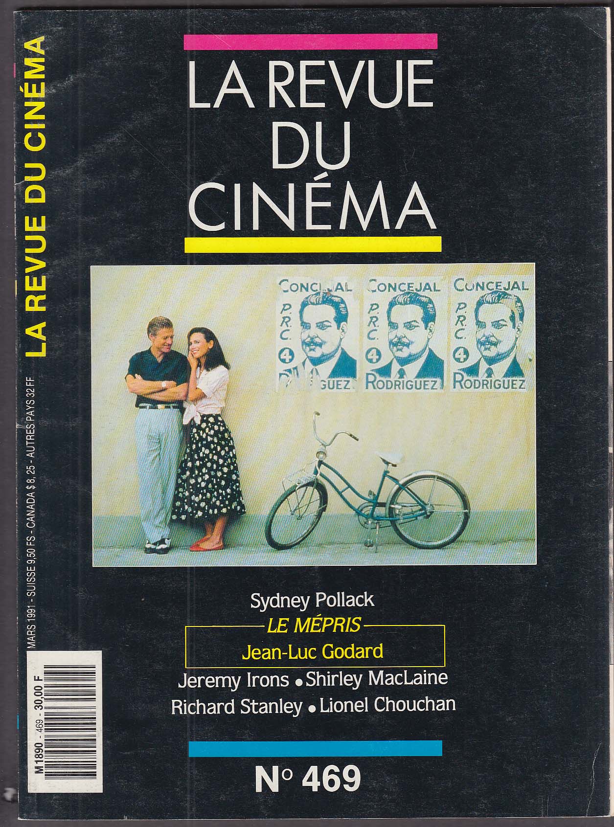 Image for LA REVUE DU CINEMA #469 Sydney Pollack Godard Jeremy Irons ++ 3 1991