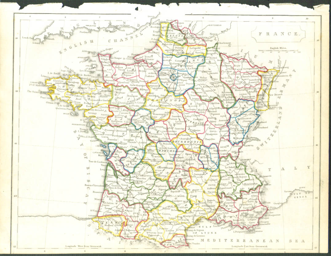 Image for 1848 color map: France complete