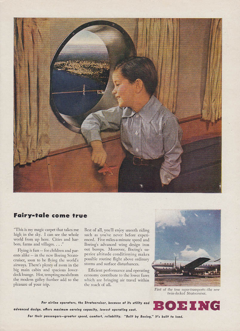 Image for Fairy-tale come true - my magic carpet Boeing Stratocruiser ad 1946 T