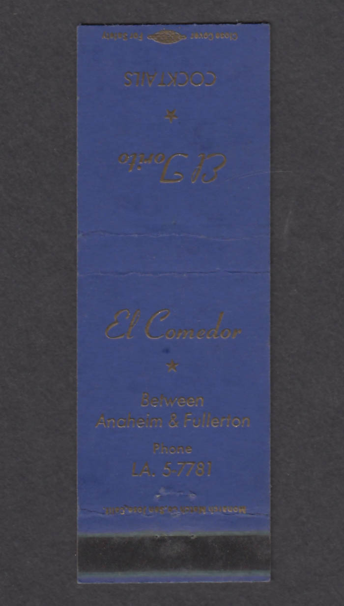Image for El Torito El Comedor Between Anaheim & Fullerton CA matchcover