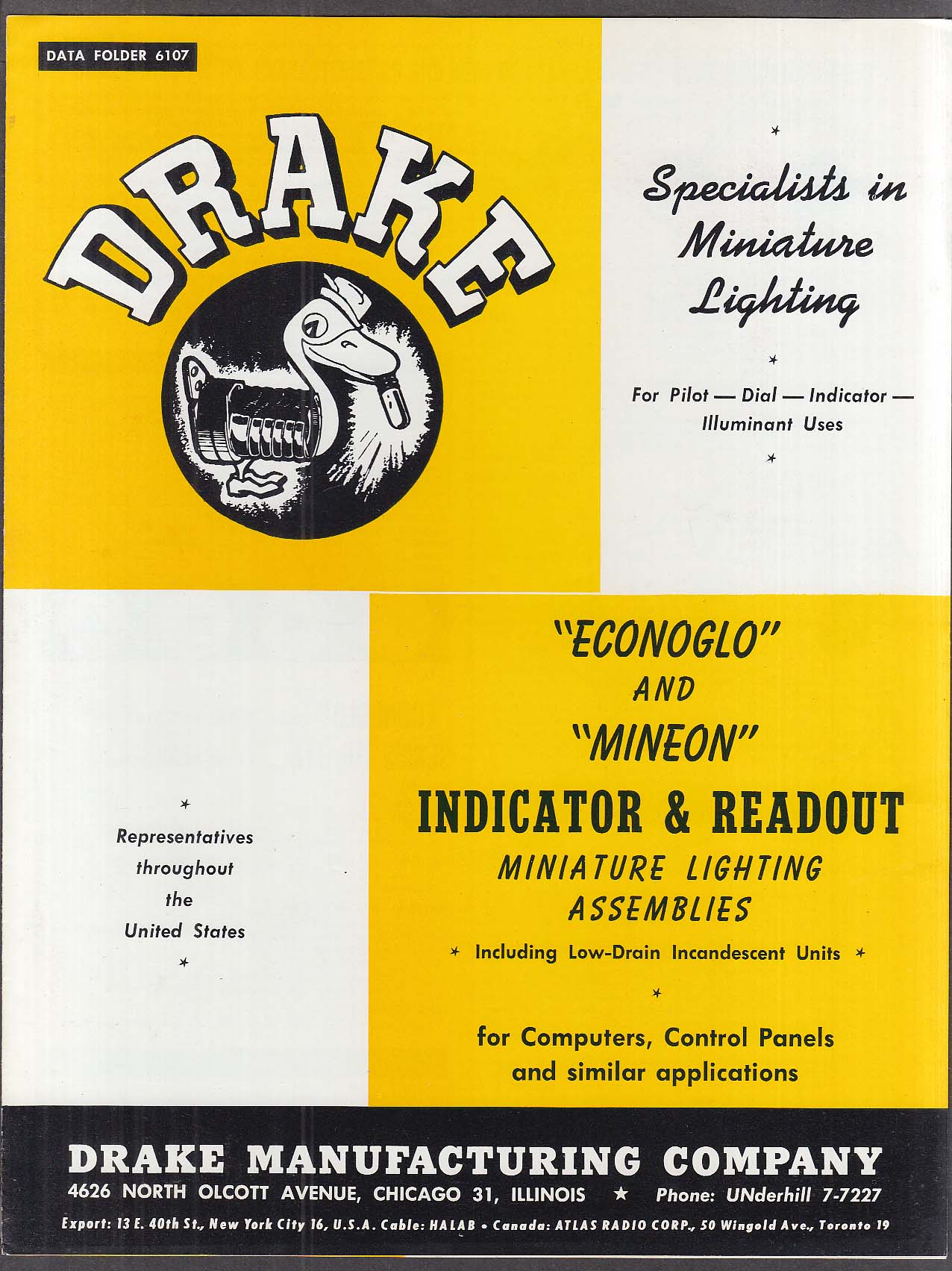 Image for Drake Indicator & Readout Miniature Lighting catalog