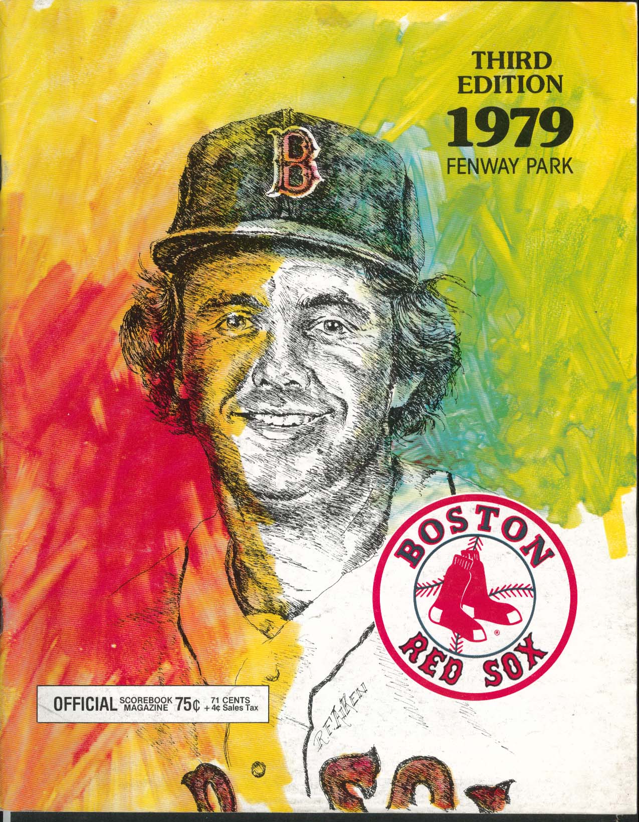 Image for Boston Red Sox Official Scorebook Third Edition 1979 Fenway Park