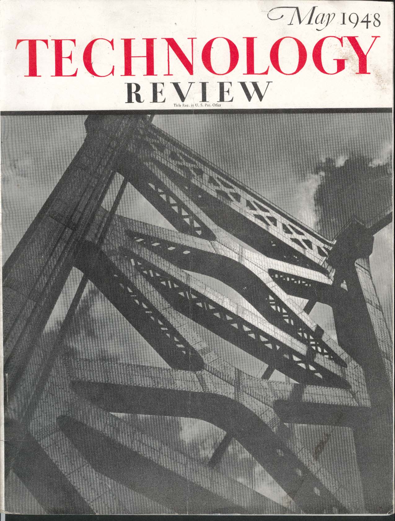 Image for TECHNOLOGY REVIEW Massachusetts Institute peacetime training textile ++ 5 1948