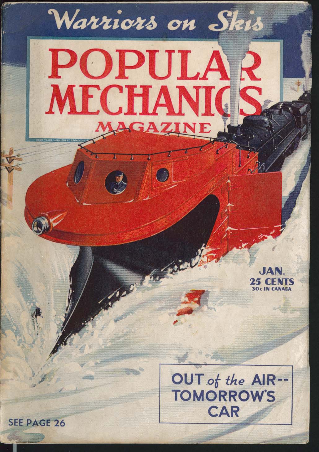 Image for POPULAR MECHANICS Windmills for electric power Flying Wing Northrop ++ 1 1942