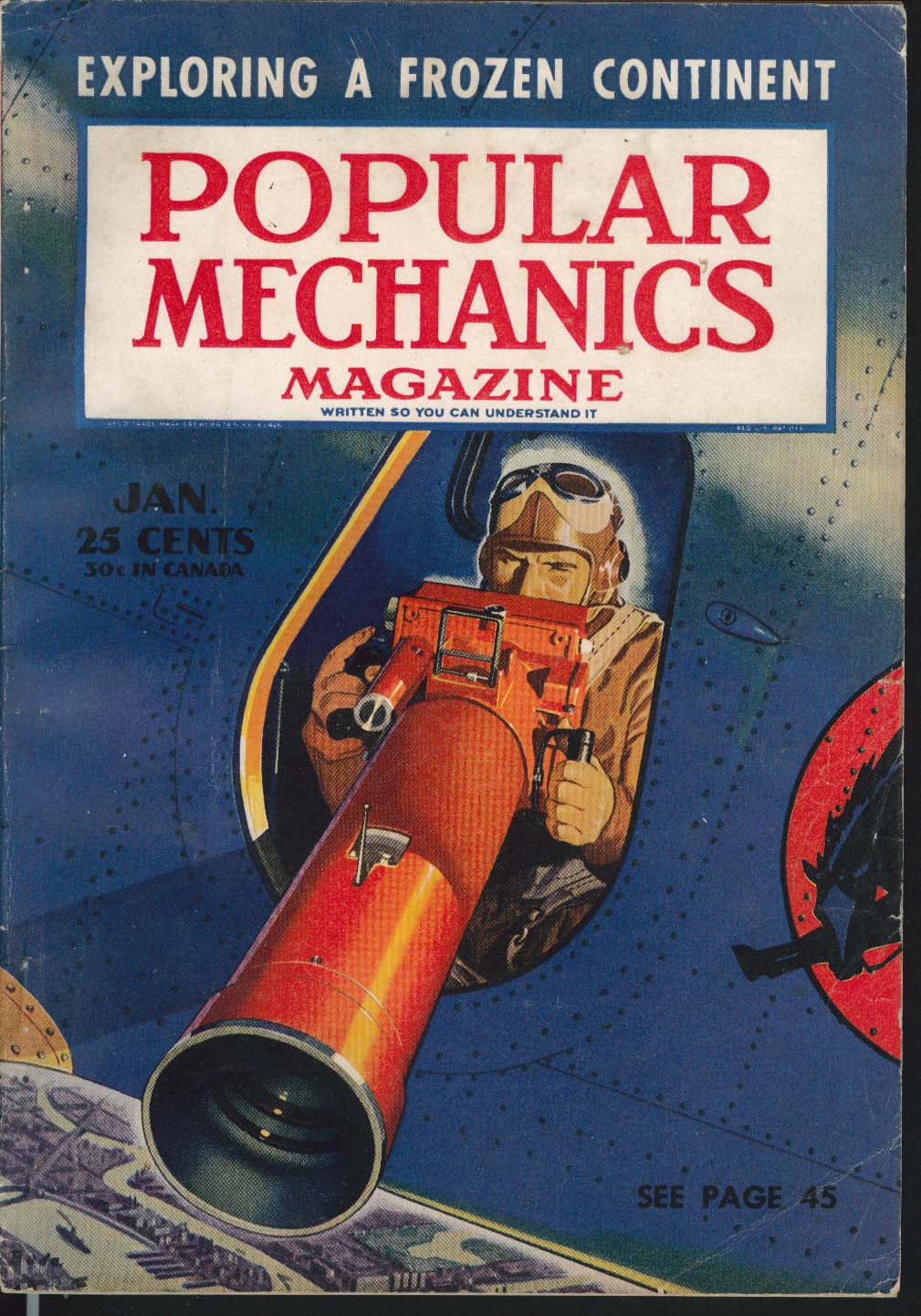 Image for POPULAR MECHANICS U-235 Airliner Coloroto Television Effects Bomber Tests 1 1941