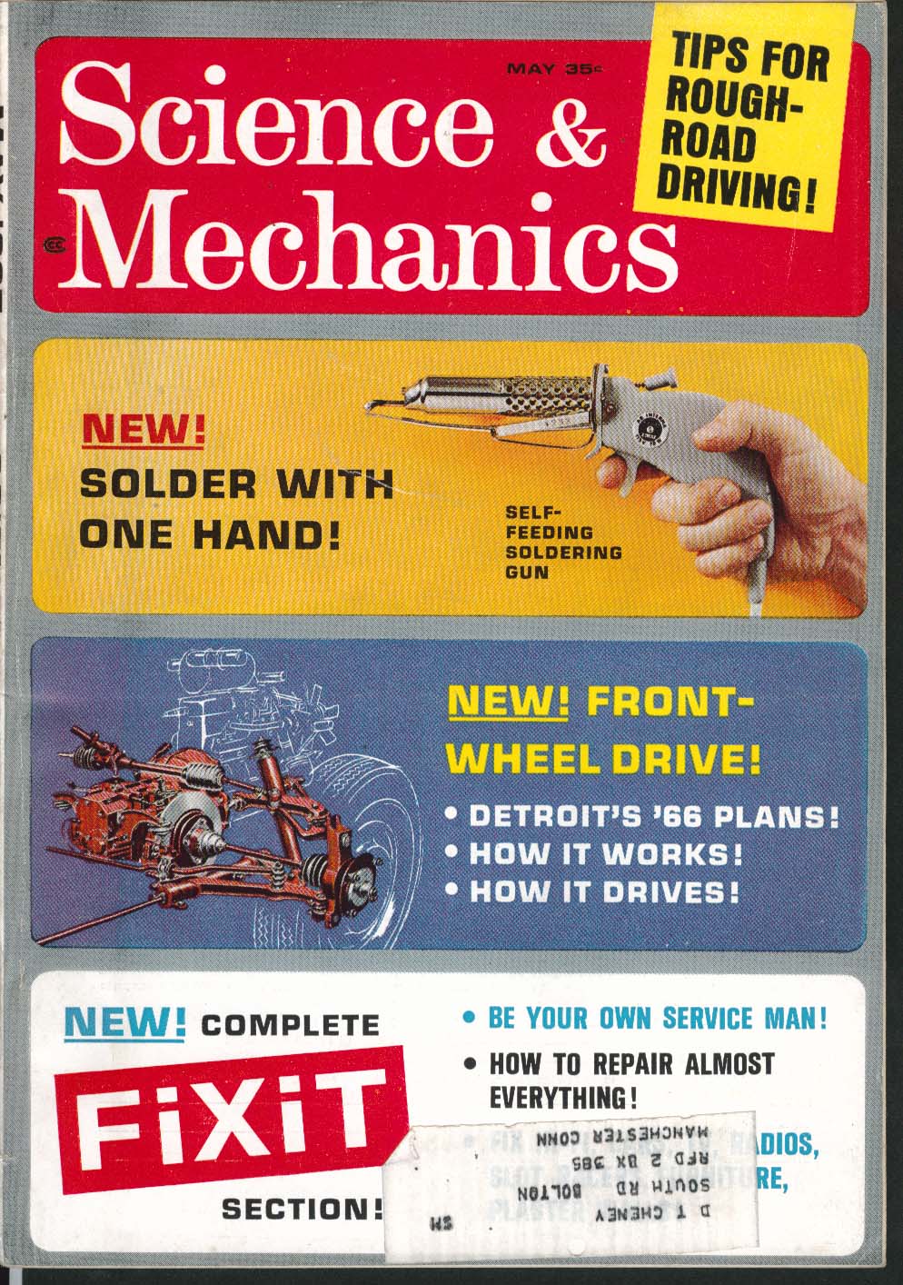 Image for SCIENCE & MECHANICS Front-Wheel Drive Surfing Self-Soldering Gun ++ 5 1965