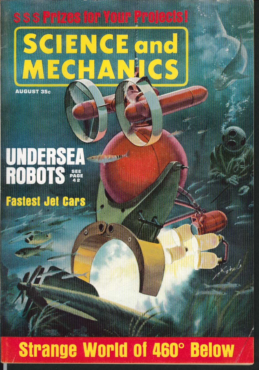 Image for SCIENCE & MECHANICS Cadillac Coupe DeVille road test Gemini Space Capsule 8 1963