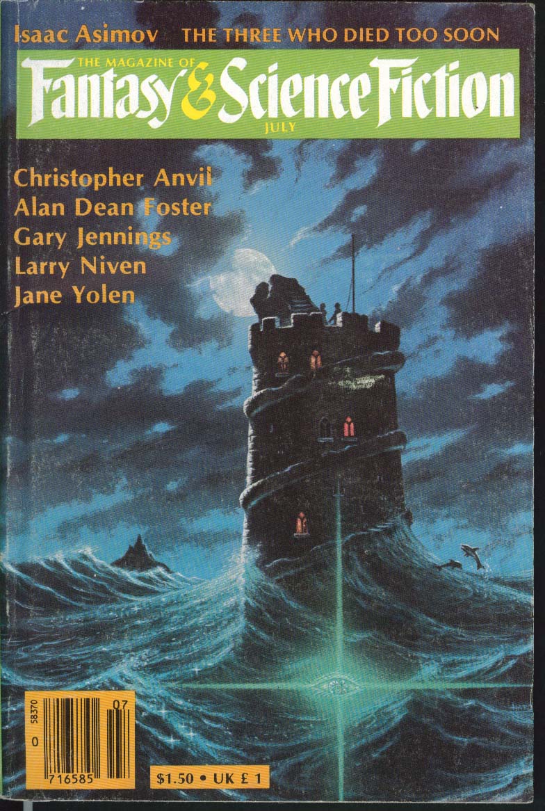 Image for FANTASY & SCIENCE FICTION Alan Dean Foster Larry Niven Jane Yolen 7 1982