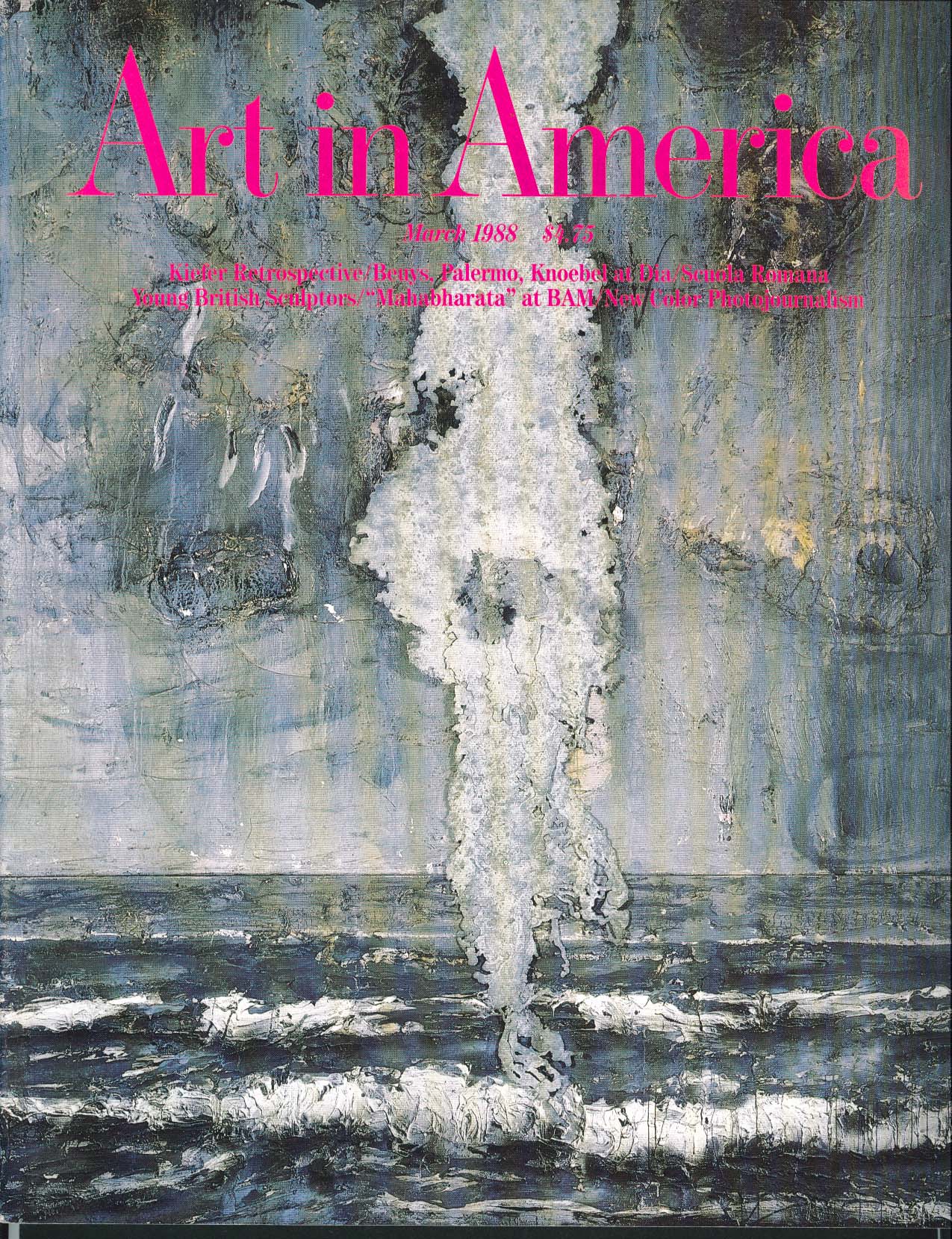 Image for ART IN AMERICA Kiefer Beuys Palermo Knoebel Dia Sculoa Romana Mahabharata 3 1988