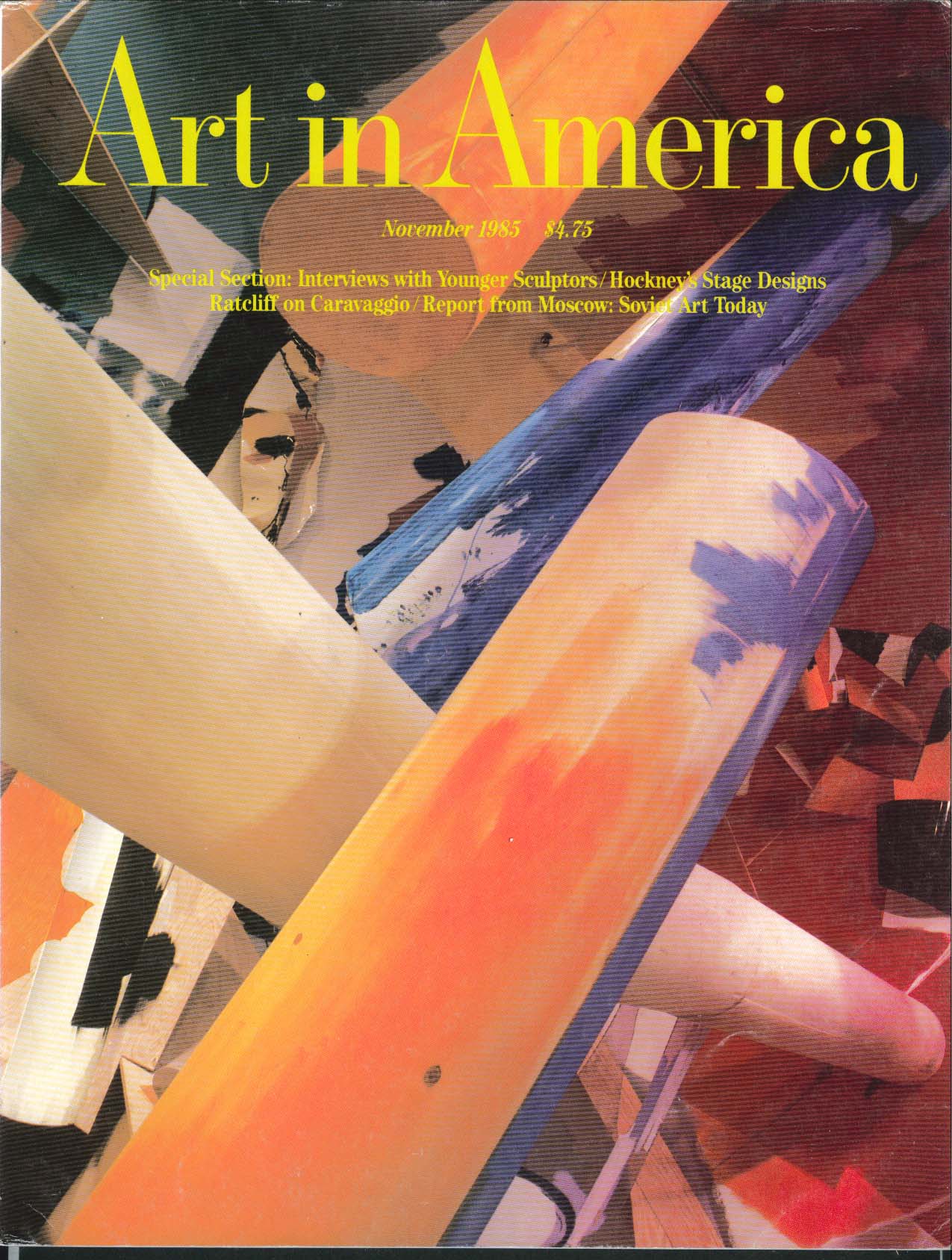 Image for ART IN AMERICA Hockney Ratcliff Soviet Caravaggio ++ 11 1985