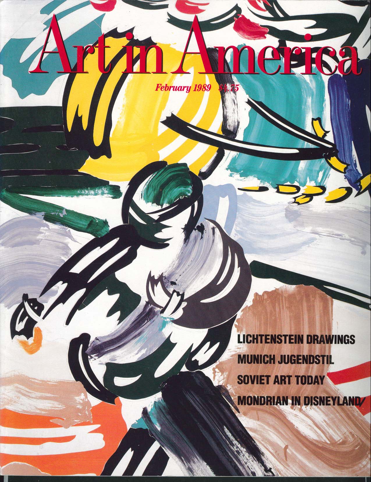 Image for ART IN AMERICA Lichtenstein Munich Jugendstil Soviet Mondrian Disneyland 2 1989