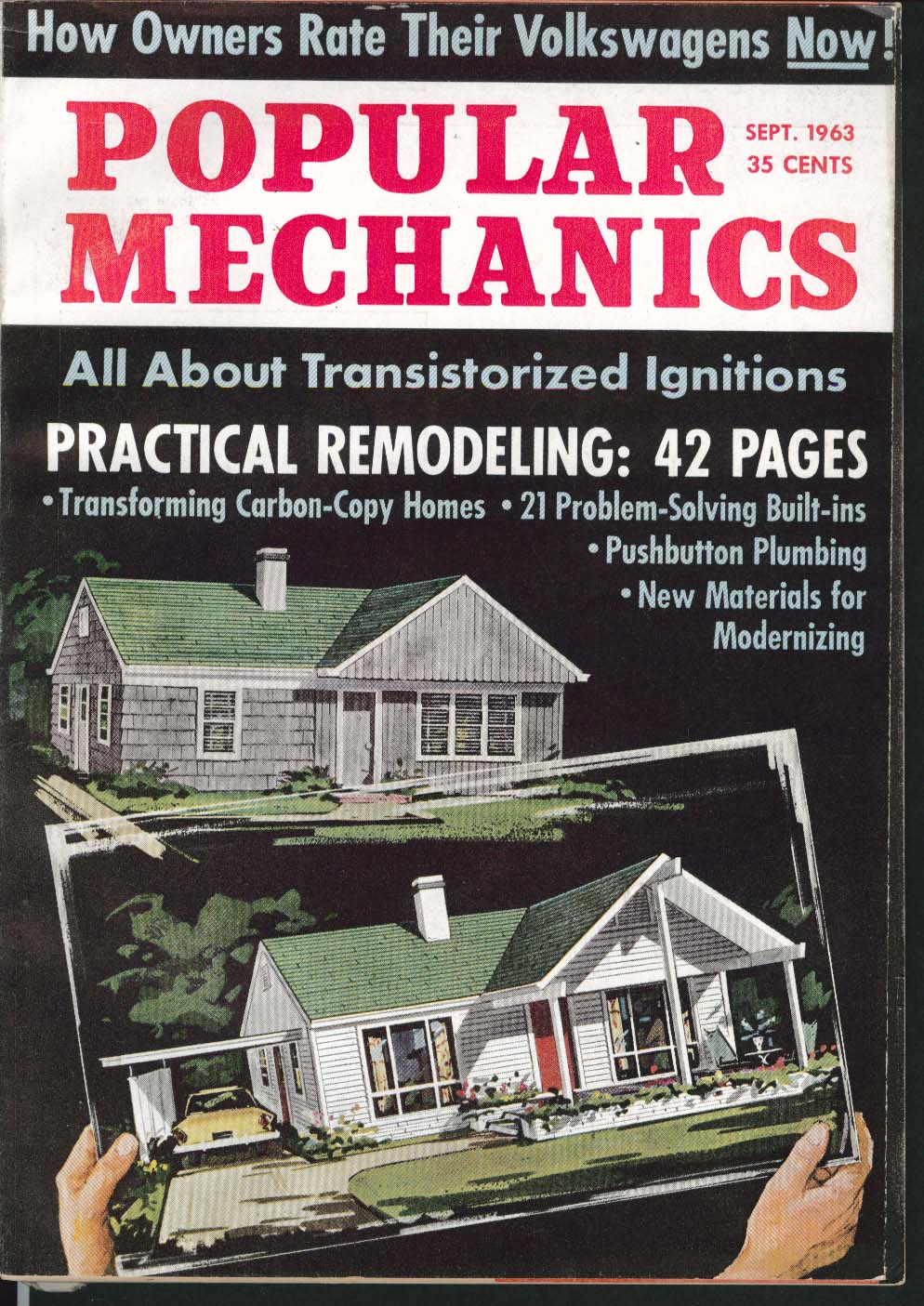 Image for POPULAR MECHANICS Volkswagen Owner Review Moon Rockets Cessna Wren ++ 9 1963