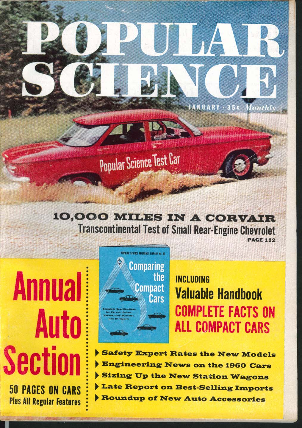 Image for POPULAR SCIENCE Chevrolet Corvair Compact Cars Handbook Station Wagons 1 1960