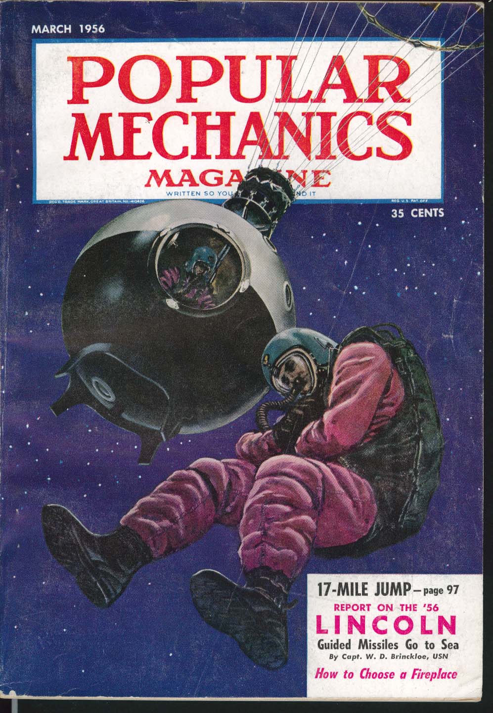 Image for POPULAR MECHANICS Lincoln Test Report Air Force Skylight Helicopter ++ 3 1956