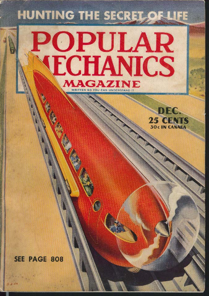 Image for POPULAR MECHANICS Robot Television Bomber Defense Building ++ 12 1940