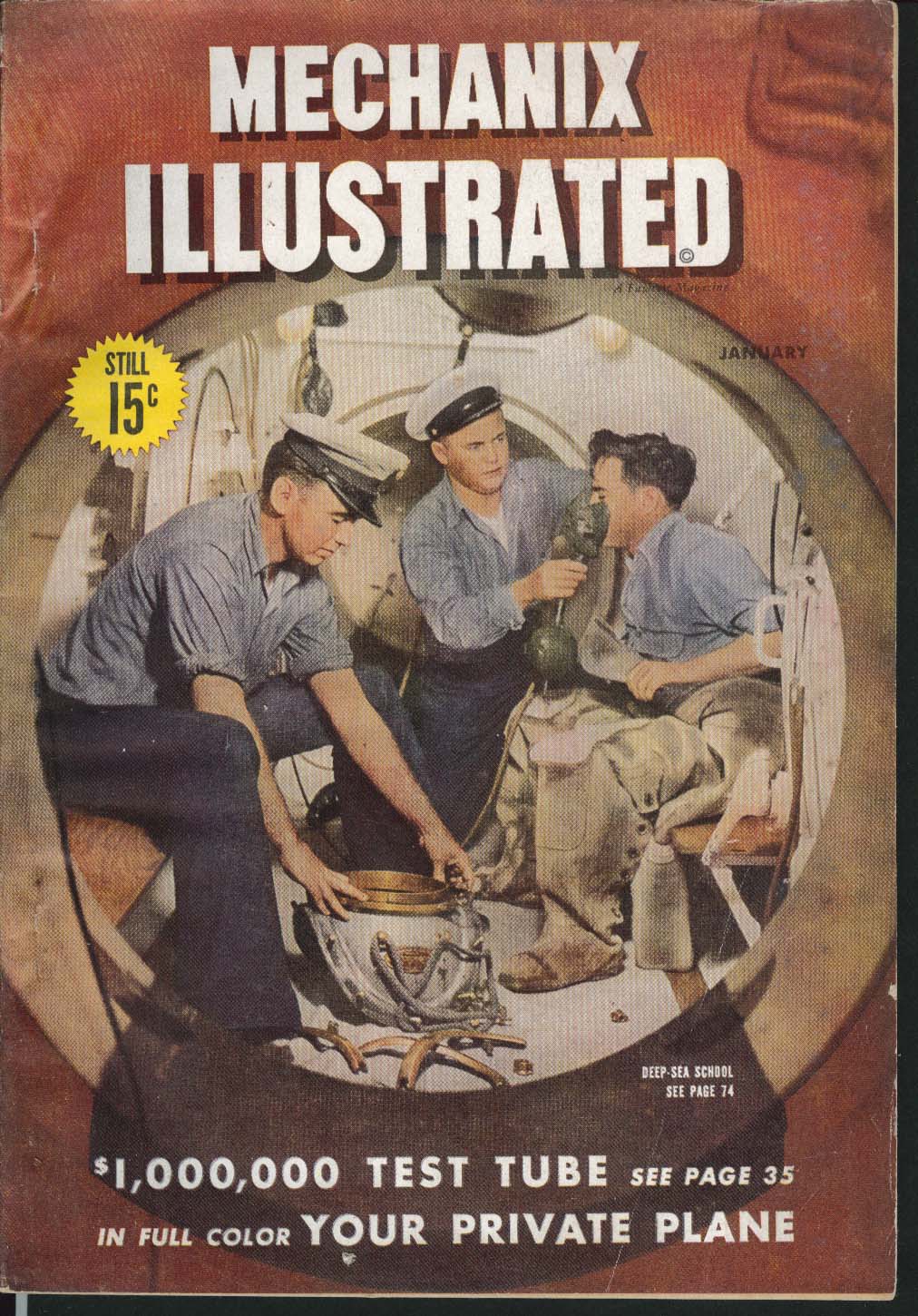 Image for MECHANIX ILLUSTRATED Private Plane Wright Field Wind Tunnel Orthicon ++ 1 1946