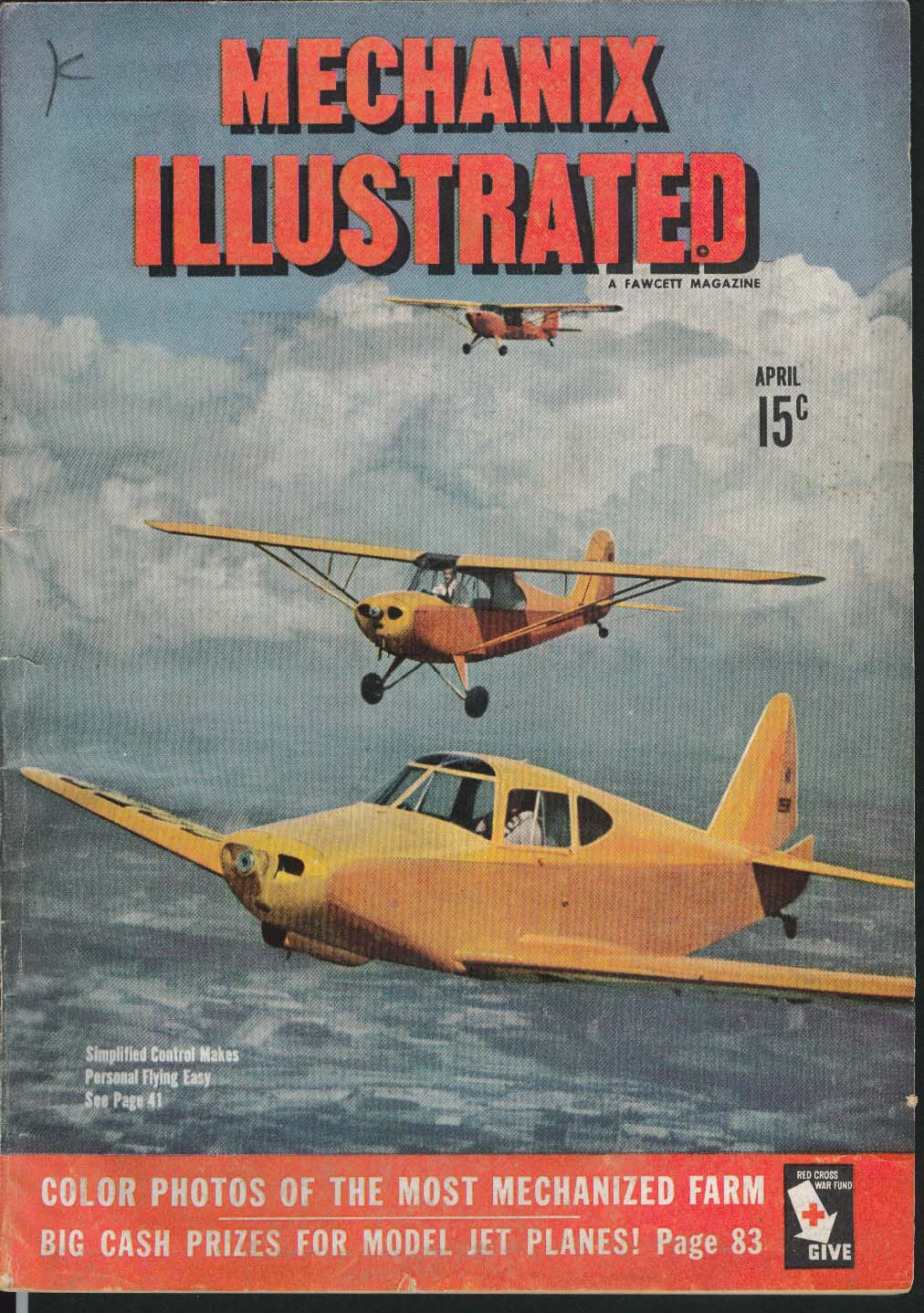 Image for MECHANIX ILLUSTRATED Postwar Car FBI Industrial Sabotage Fluorochemistry 4 1945