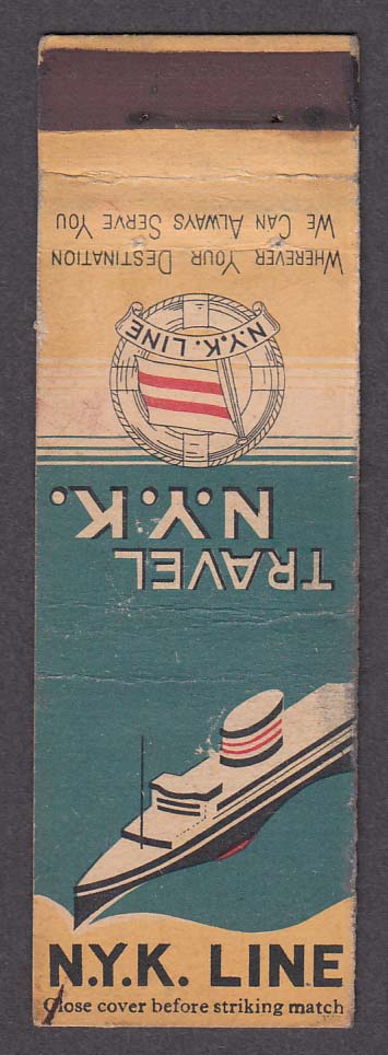 Image for NYK Line World Wide Service Orient Japan matchcover