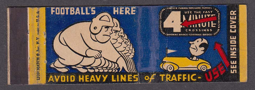 Image for Football's Here Avoid Heavy Lines of Traffic 4 Minute Crossings matchcover