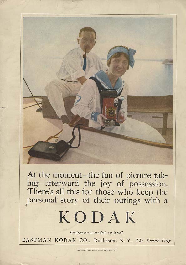 Image for At the moment the fun of picture taking Kodak Camera ad 1913 CL