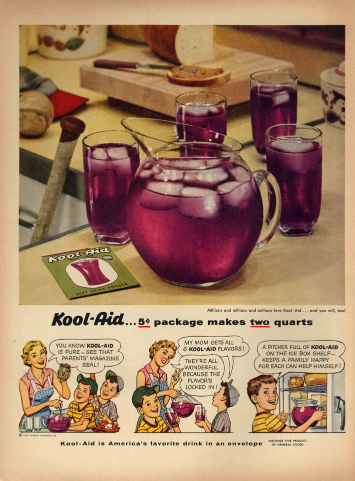 Image for See that Parents' Magazine Seal - Kool-Aid 5c package makes 2 quarts ad 7 1954 L
