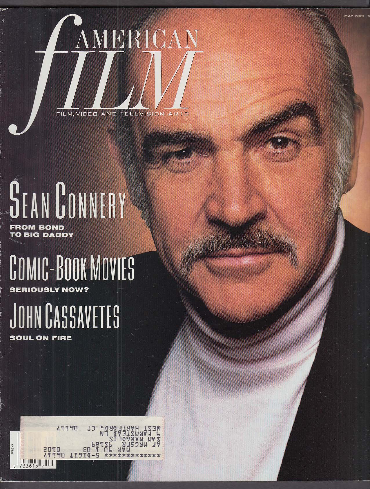 Image for AMERICAN FILM Sean Connery John Cassavetes Comic book movies 5 1989
