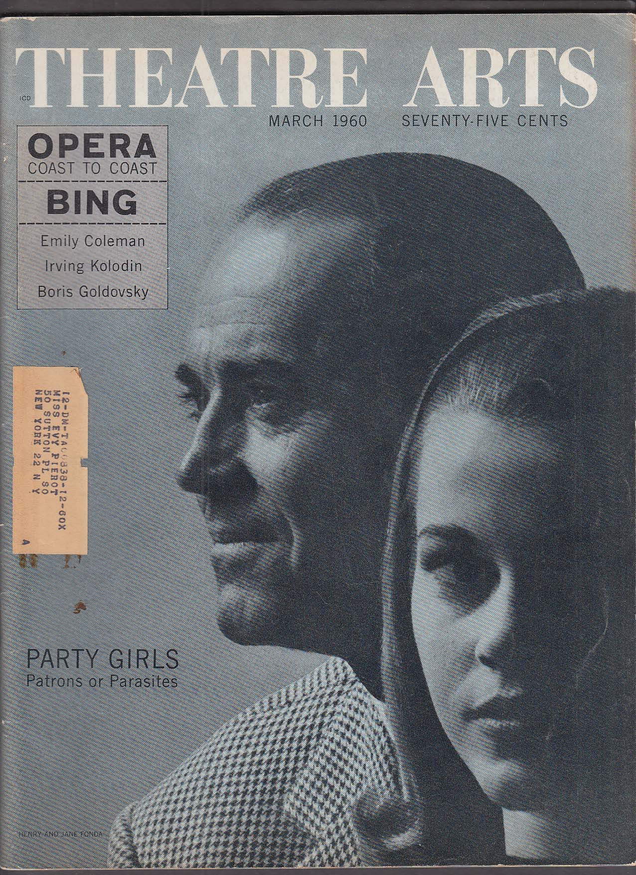 Image for THEATRE ARTS Henry & Jane Fonda 3 1960