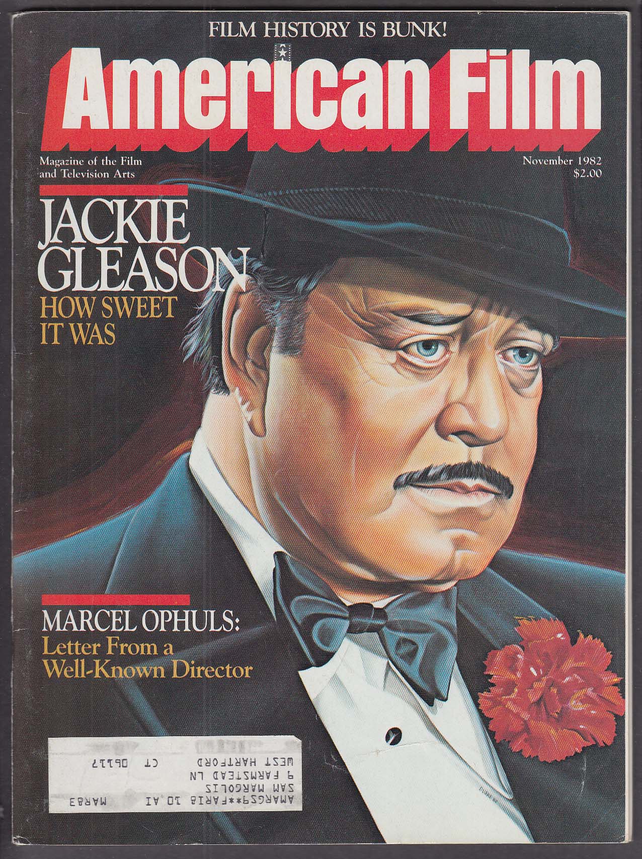 Image for AMERICAN FILM Jackie Gleason, Marcel Ophuls 11 1982