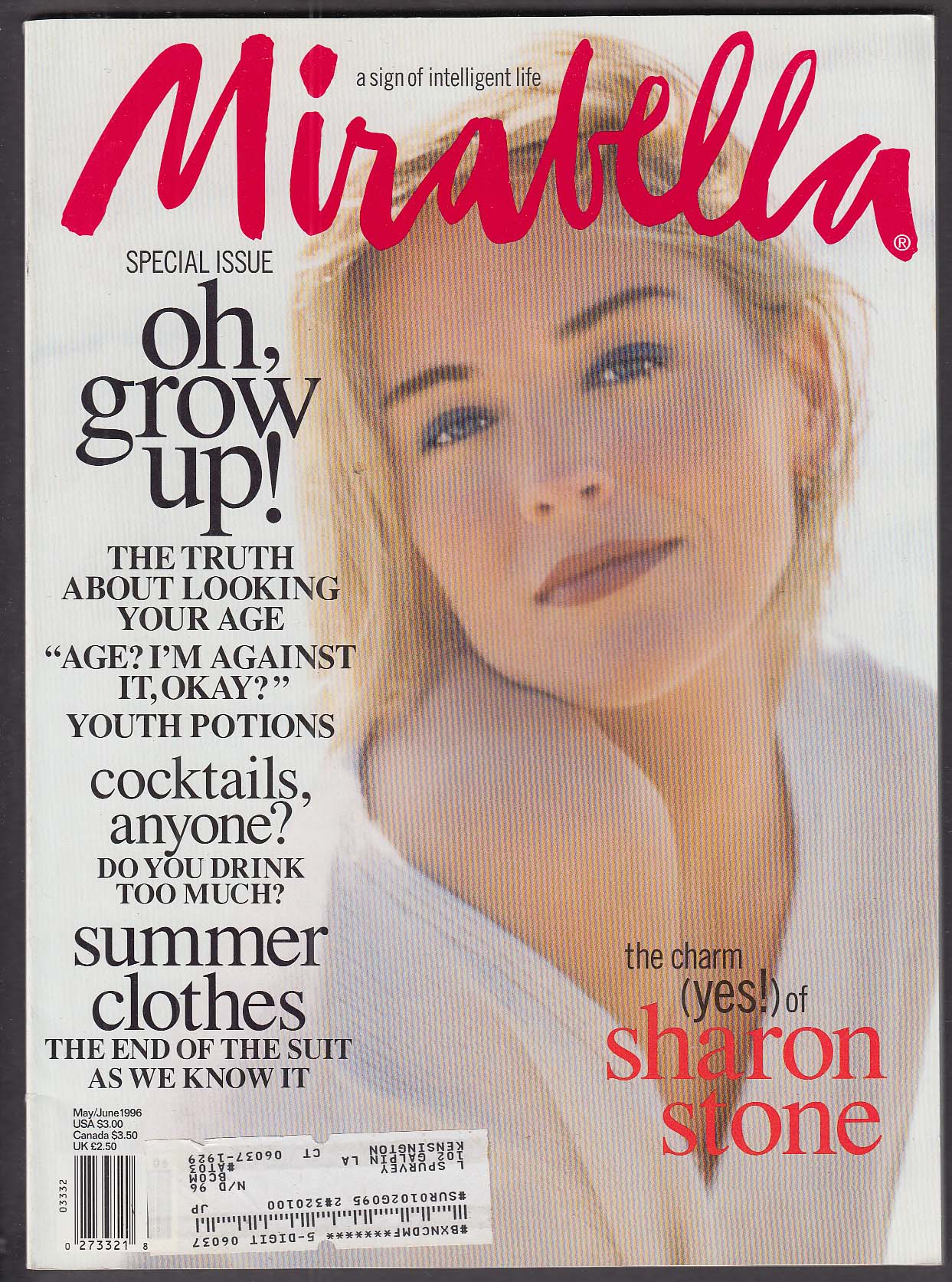 Image for MIRABELLA Sharon Stone special issue clothes, cocktails etc. 5-6 1996