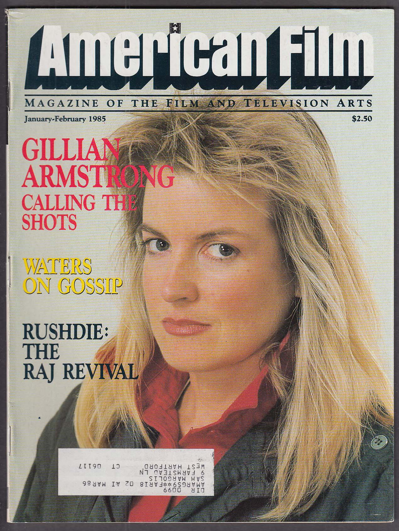 Image for AMERICAN FILM Gillian Armstrong Salman Rushdie on Raj revival 1 1985