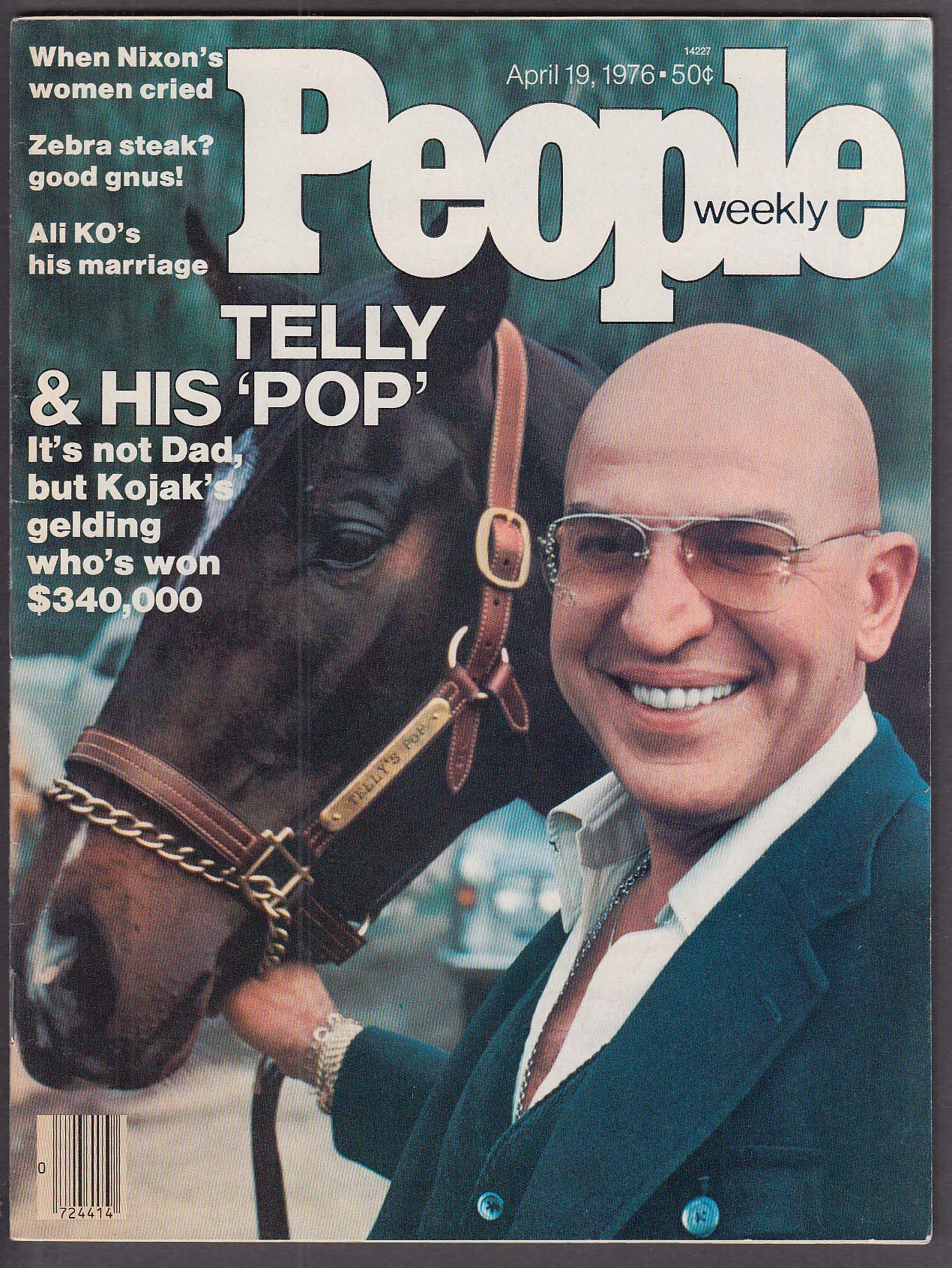 Image for PEOPLE Telly Savalas Muhammad Ali 4/19 1976