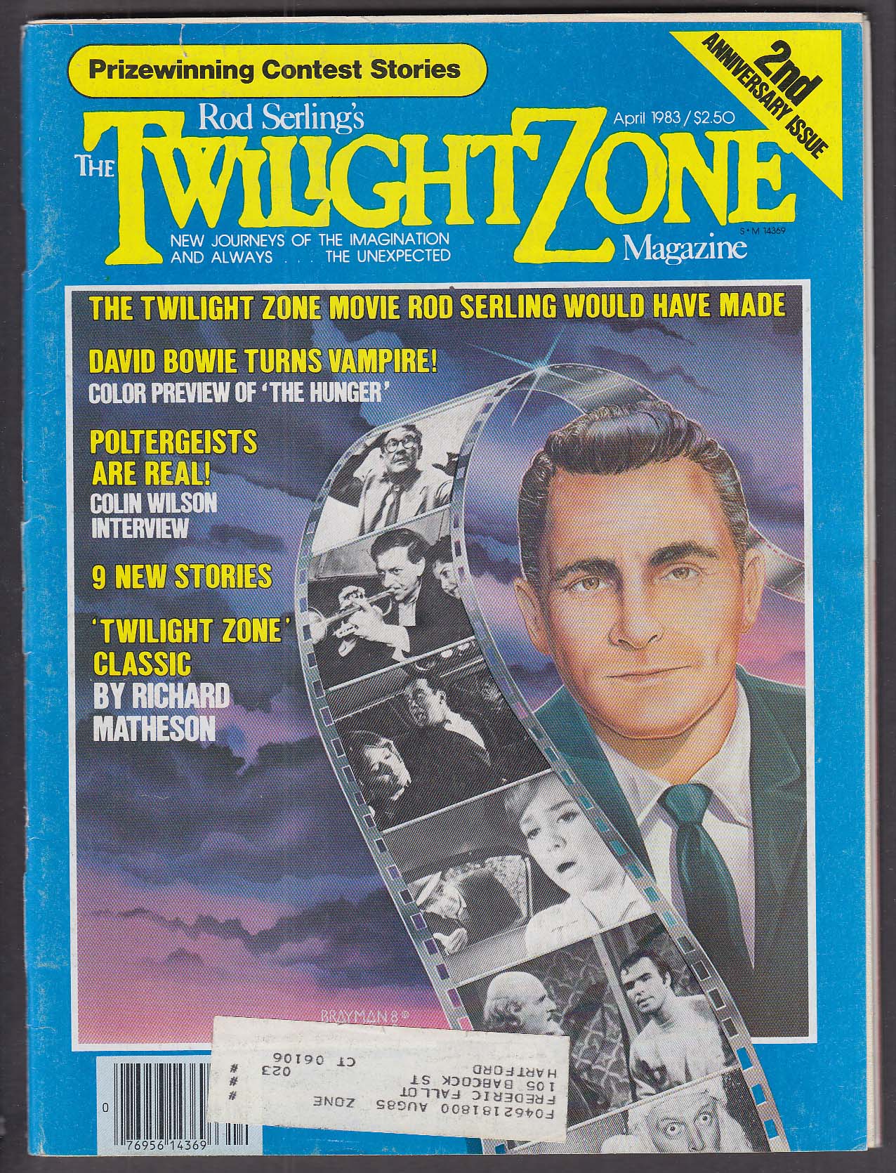 Image for TWILIGHT ZONE David Bowie The Hunger Richard Matheson Colin Wilson 4 1983