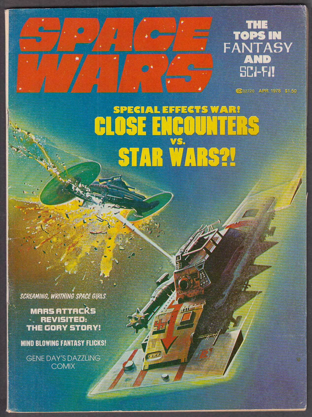 Image for SPACE WARS Close Encounters v Star Wars 4 1978