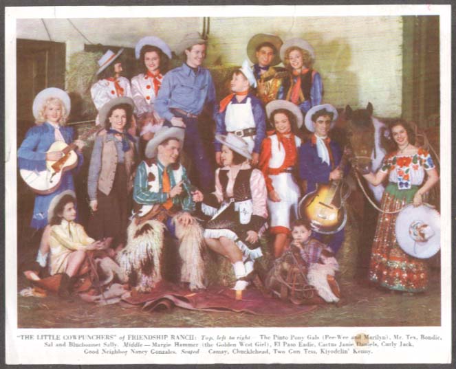 Image for Bond Bread Friendship Ranch Little Cowpunchers color print 1950s