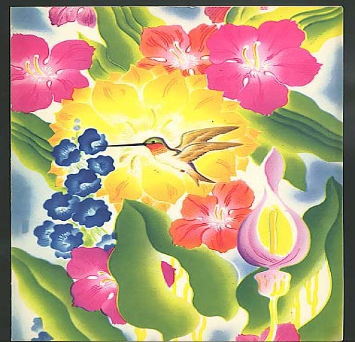 Image for Moore-McCormack Lines S S Brazil Dinner Menu 11/23 1952 hummingbird motif