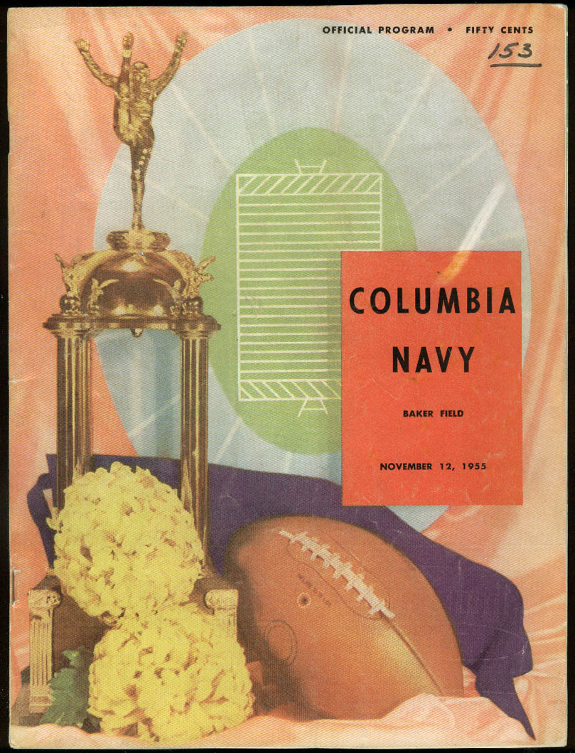 Image for Navy Midshipmen at Columbia University College Football Program 1955