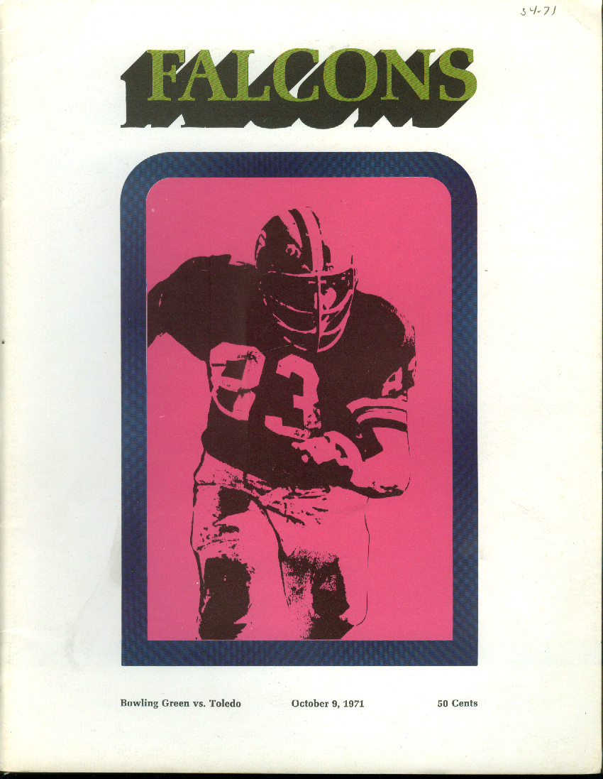 Image for Toledo at Bowling Green University College Football Program 1971