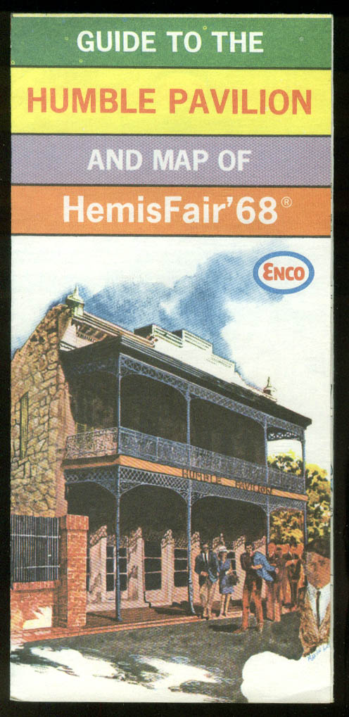 Image for HemisFair '68 Guide to the Enco Humble Pavilion & Map of the Fair 1968
