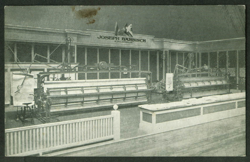 Image for Joseph Barbisch Swiss Embriodery Machines World's Fair Card 1893
