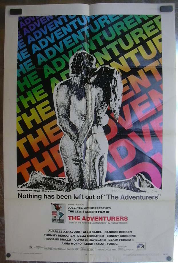 Image for The Adventurers 1970 one-sheet movie poster Candice Bergen