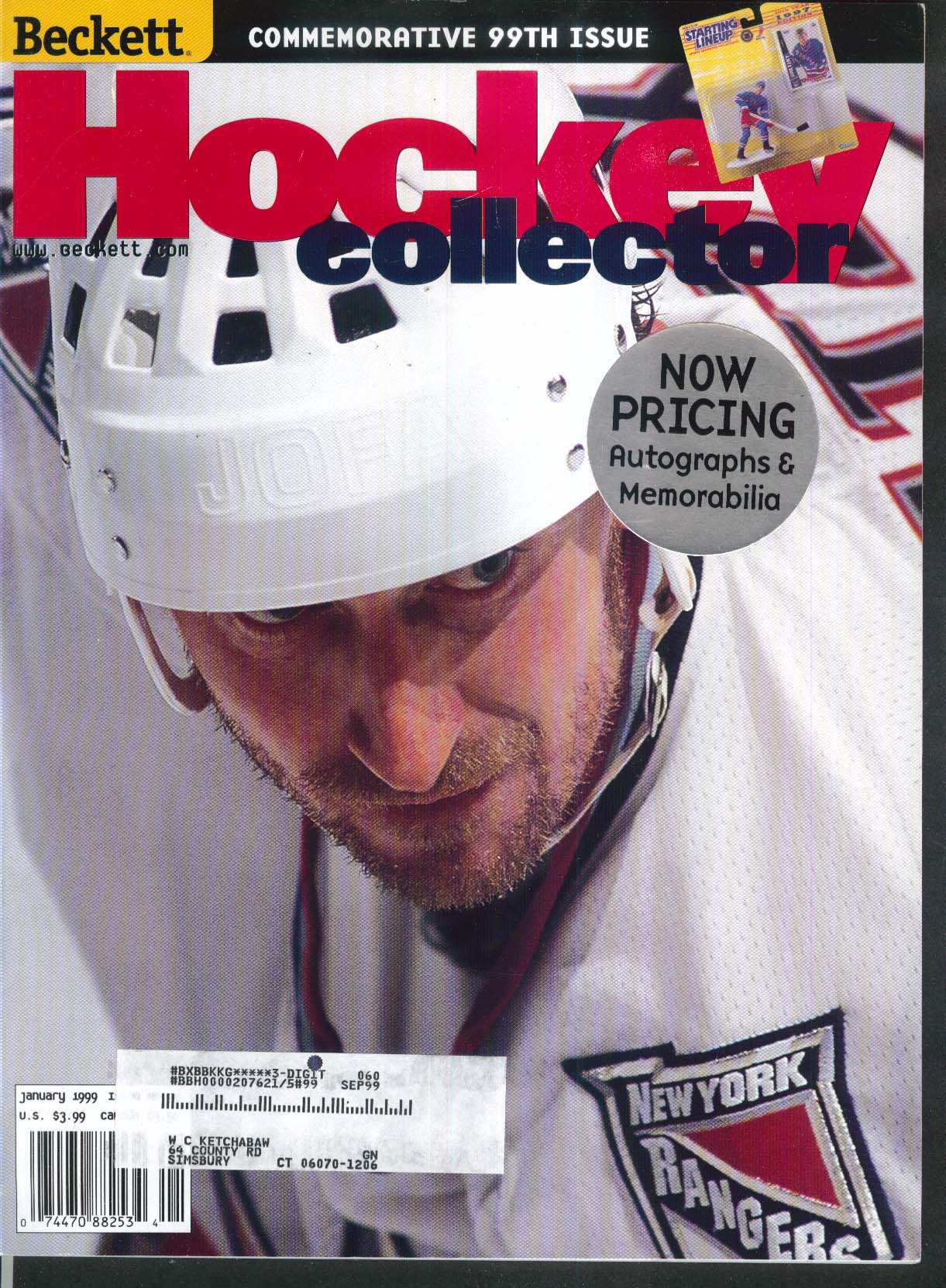 BECKETT HOCKEY 99 Wayne Gretzky Keith Tkachuk 1 1999
