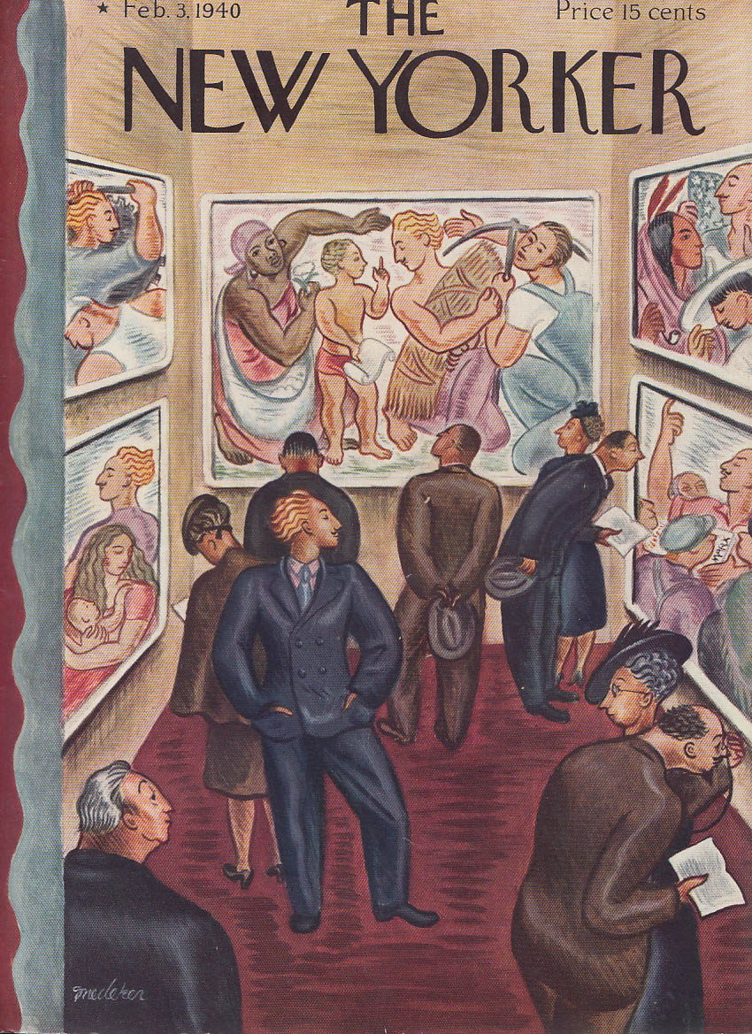 Image for New Yorker cover Snedeker Diego Rivera 2/3 1940
