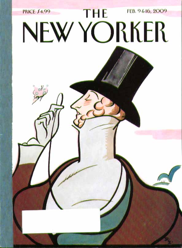 Image for New Yorker cover Rea Irvin Eustace Tilley 2/9 & 2/16 2009